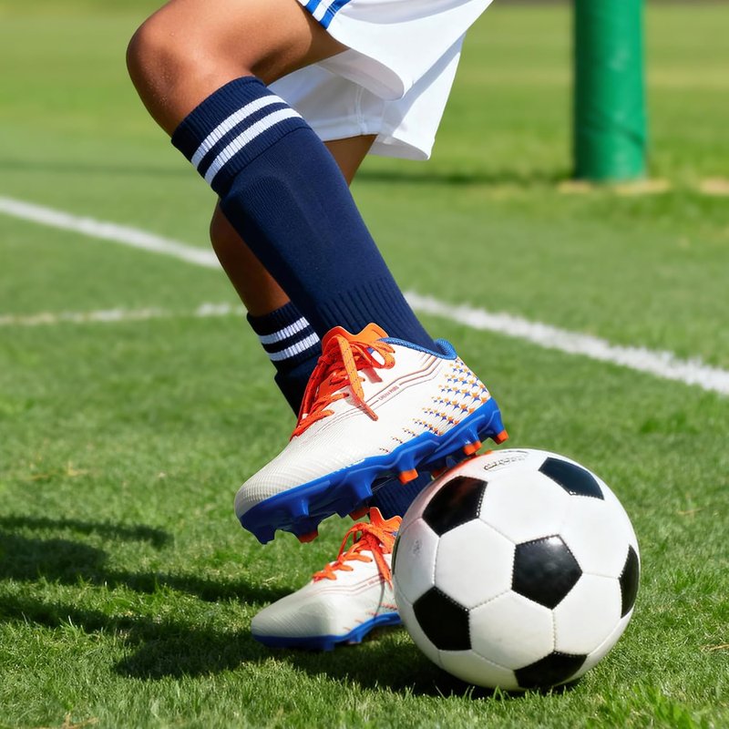 Boys & Girls Soccer Cleats - High-Speed Anti-Twist Lightweight Football Shoes | FG/AG Design