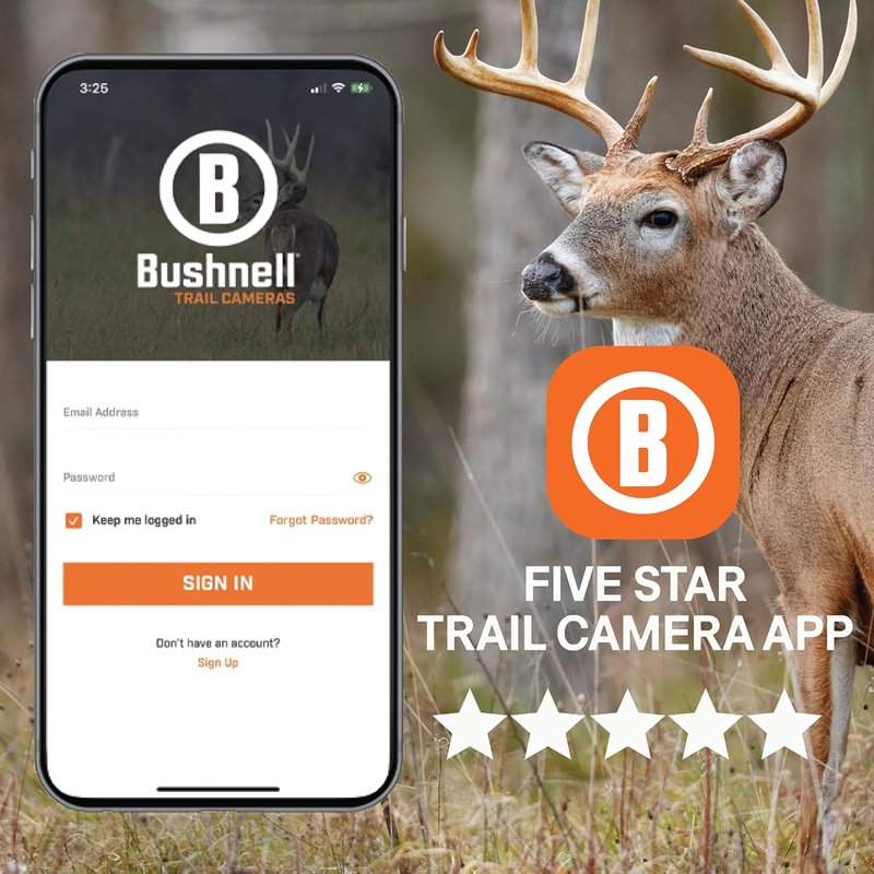 Bushnell CelluCORE 20 Trail Camera - 20MP Images, 1080p HD Video, No Glow Night Vision | Slate Green