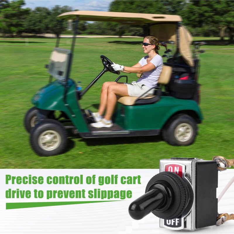 10L0L Golf Cart Run/Tow Switch for EZGO TXT, DCS and PDS Electric 1994-Up Upgraded Switch with Connecting Wires, OEM#73125-G01 633114
