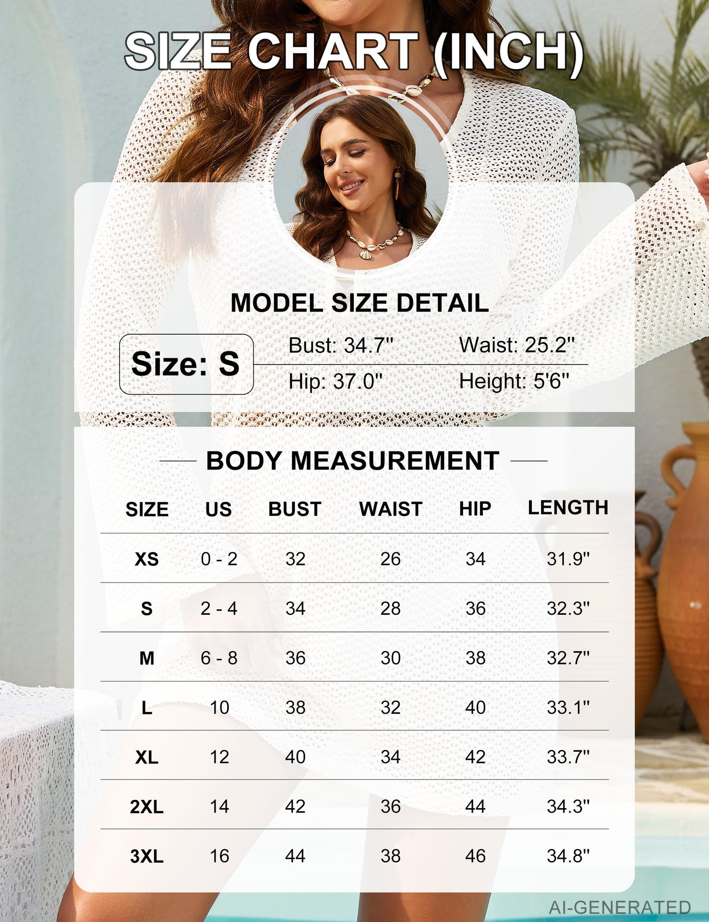 Blooming Jelly Women Beach Cover Ups Crochet Knit Swimsuit Coverup 2026 Summer Swimwear Bathing Suit Hollow Out Dress Vacation Outfits (White,Medium)