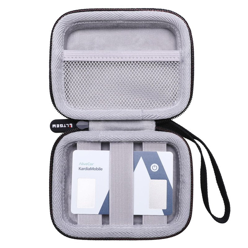 LTGEM Case Compatible with KardiaMobile Card Personal EKG Monitor, Gray
