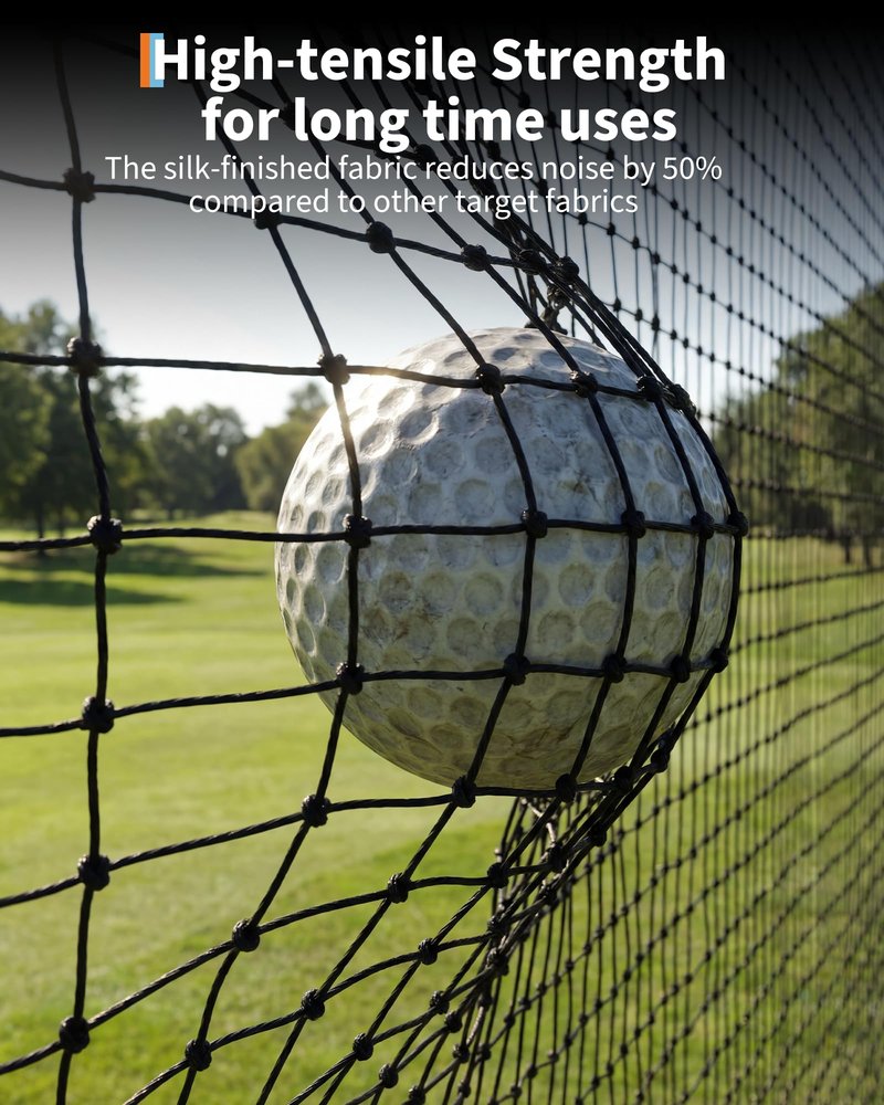 Golf Hitting Nets for Backyard Driving Real Balls, 10x7.5FT Heavy Duty Golf Practice Chipping Nets with Targeting Cloth, Outdoor & Indoor Portable Chipping Practice Swing Training Netting