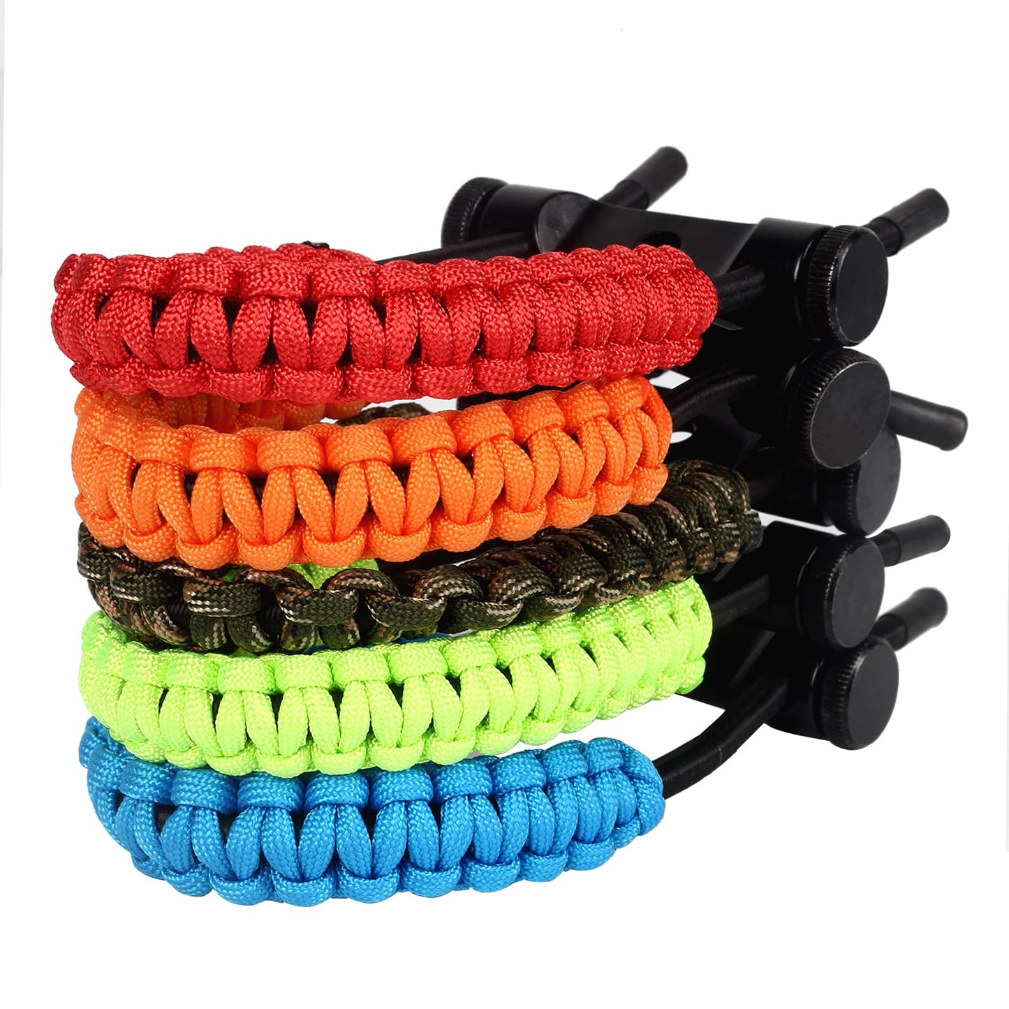 SOPOGER Archery Bow Wrist Sling Hunting Wrist Strap Braided for Compound Bow Target Shooting Accessories (Red)