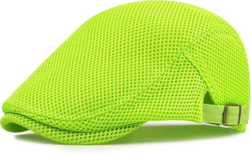Men's Mesh Newsboy Cap - Breathable Adjustable Ivy Hat for Summer | Perfect for Driving & Outdoor Activities
