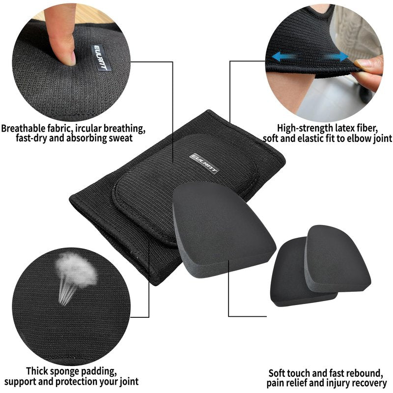 YEEKORO Kids Elbow Pads Breathable Arm and Elbow Protector for Boys, Girls, and Teens Crashproof Compression Sleeve for Skiing，Skating, Volleyball, Cycling Sports Safety Gear -Small