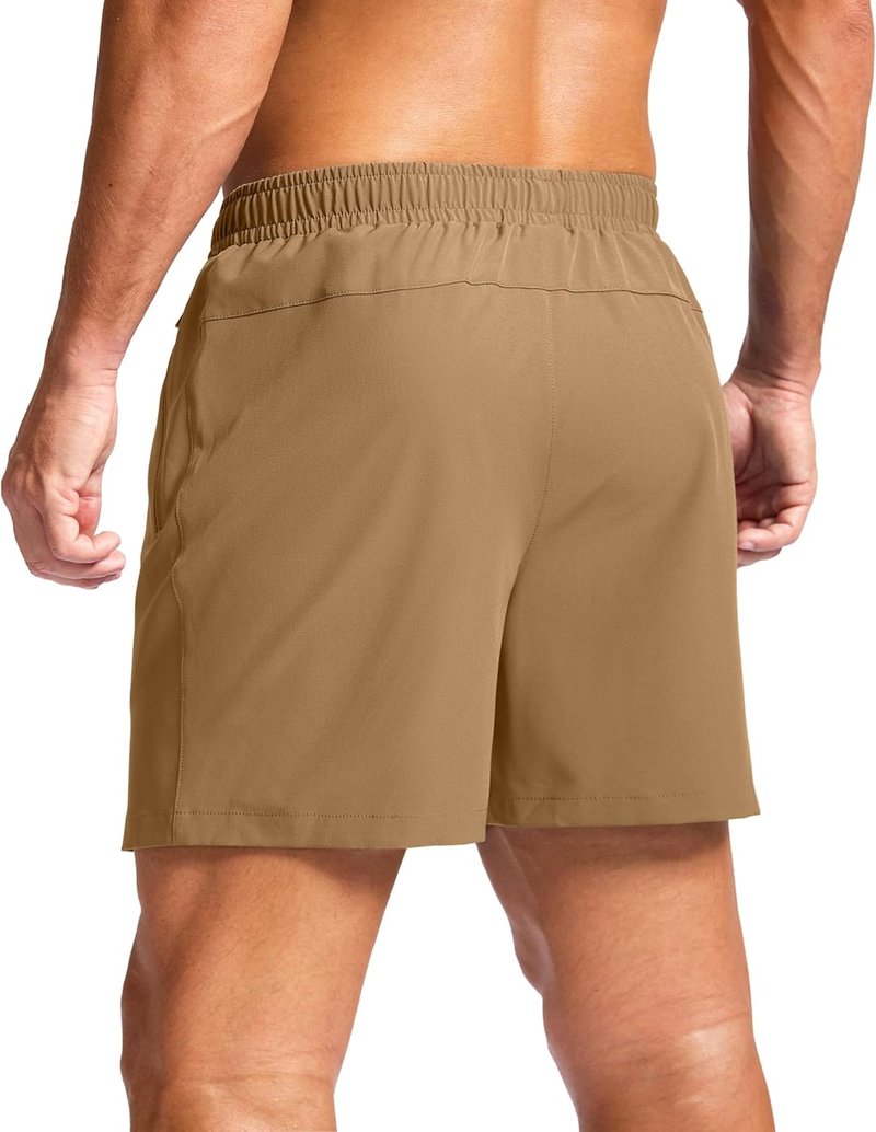 Men's Athletic Running Shorts - Quick Dry with Zipper Pockets | 7"/5"/9" Sizes for Gym & Outdoor Activities