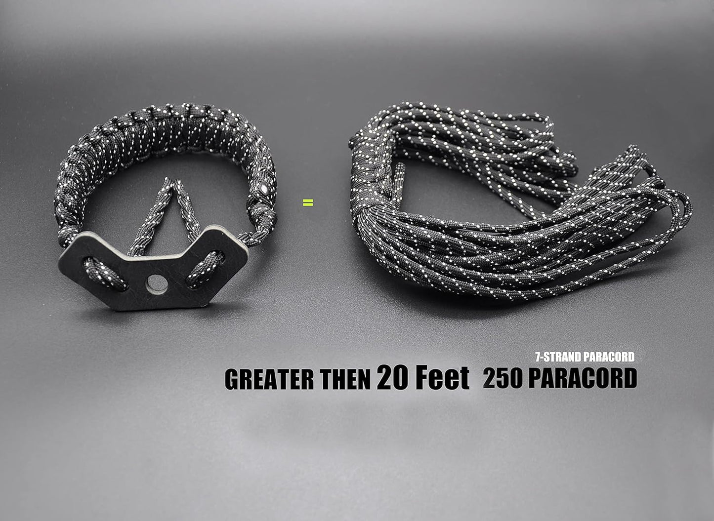 Paracord Bow Archery Wrist Sling - Multi-Functional Survival Sling for Hunting & Shooting | 20 Feet Length