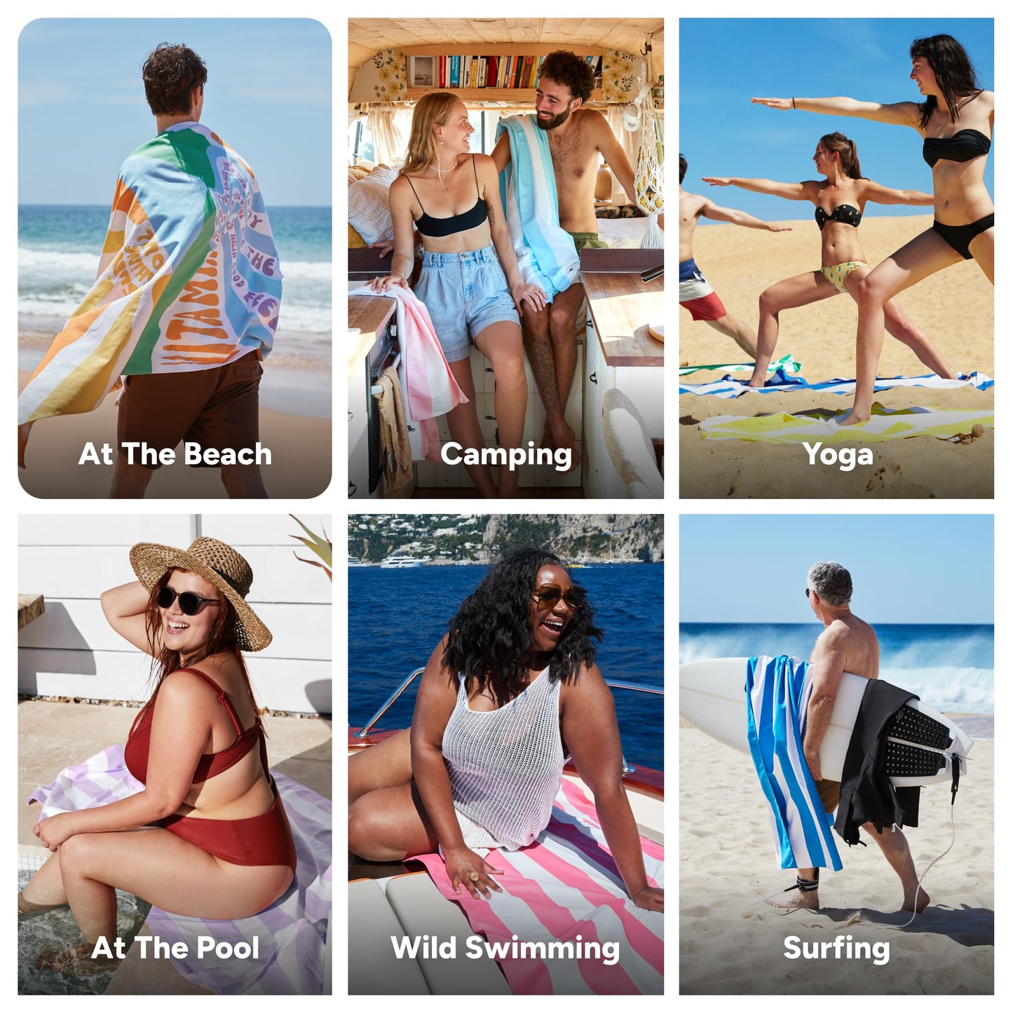 Dock & Bay Beach Towel - Quick Dry, Sand Free - Compact, Lightweight - 100% Recycled - Includes Bag - Vitamin Sea - Extra Large (200x90cm, 78x35)