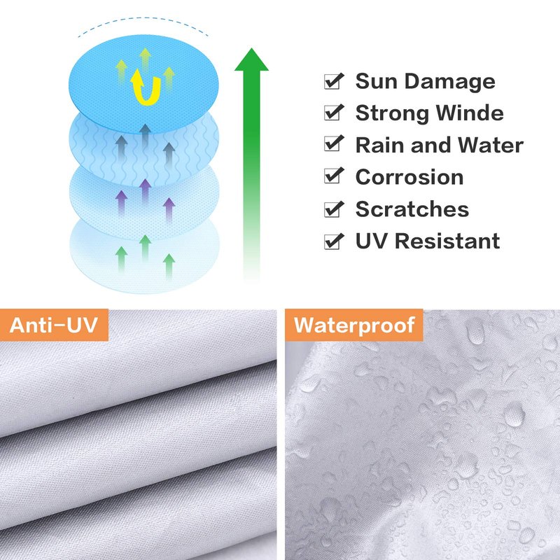 Bike Cover,Waterproof Outdoor Bicycle Cover Anti Dust Rain Snow UV, Bike Rain Cover for Mountain, Road & Heavy Duty Bikes with Lock Holes & Storage Bag