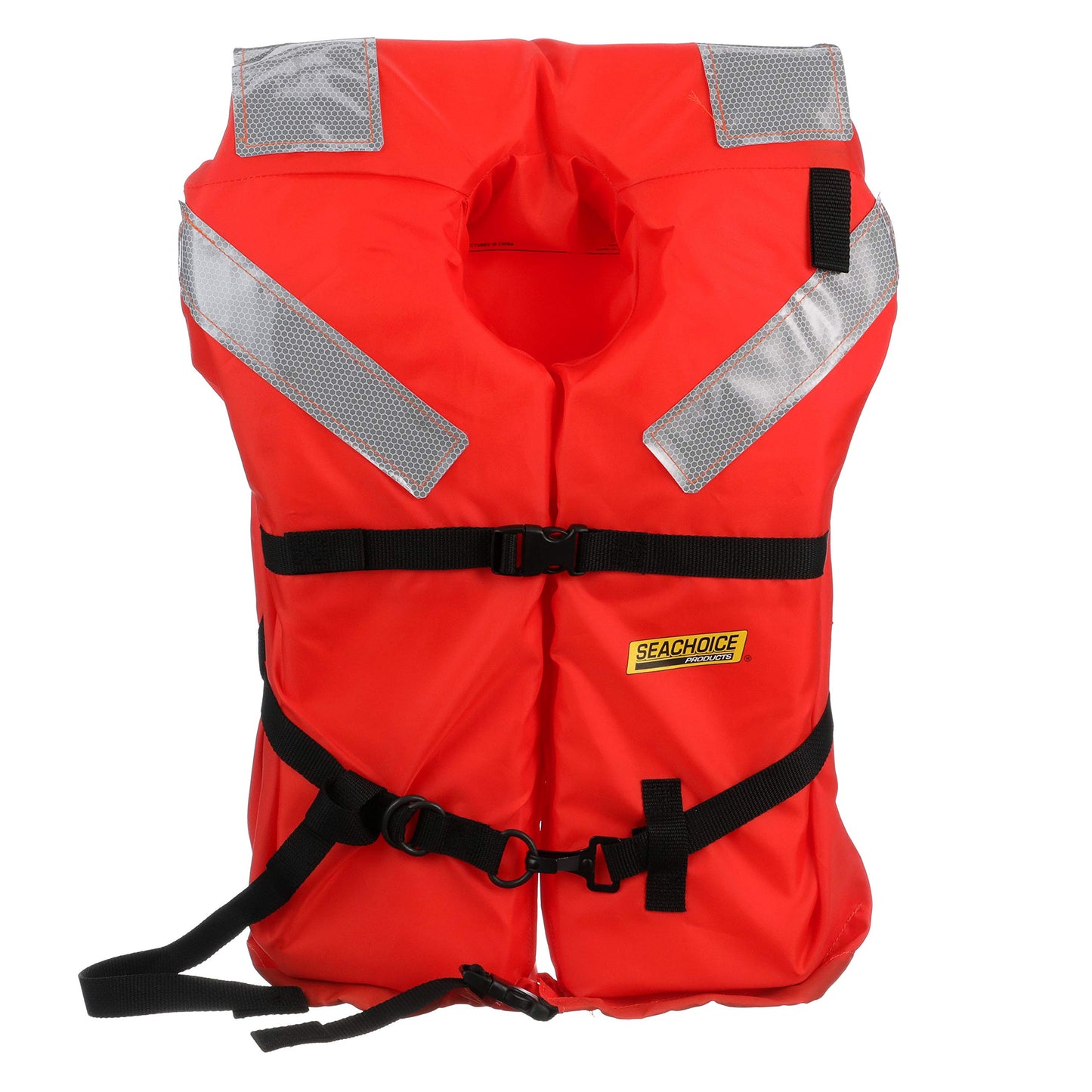 Seachoice Type I Commercial Offshore Jacket, Adult, Orange, Over 90 lbs