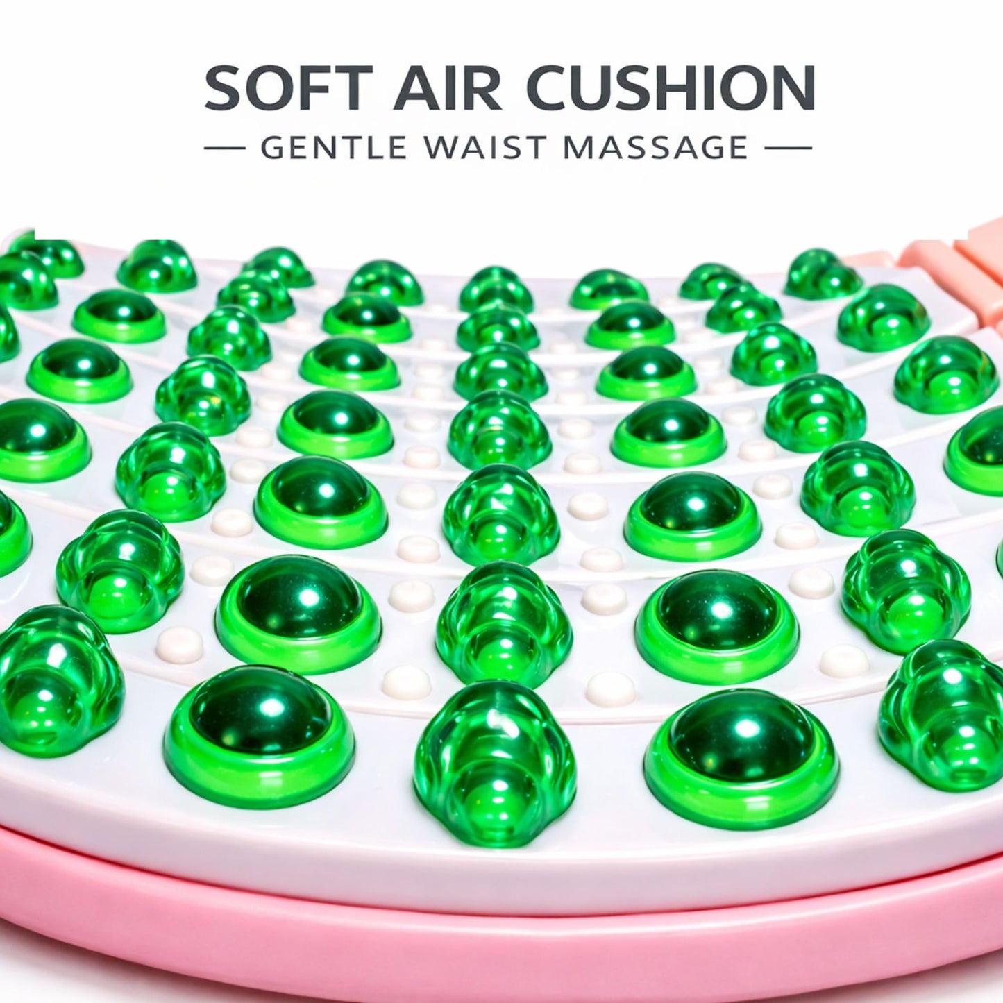 Health Hoop Weighted Fitness Hoop for Adults, Full Size 42.5" Large Diameter - Deep Massage Cushion Balls, Core Workout, Waist Training, Fat Burning Made in Korea (Advanced-2.5kg(5.5lb))