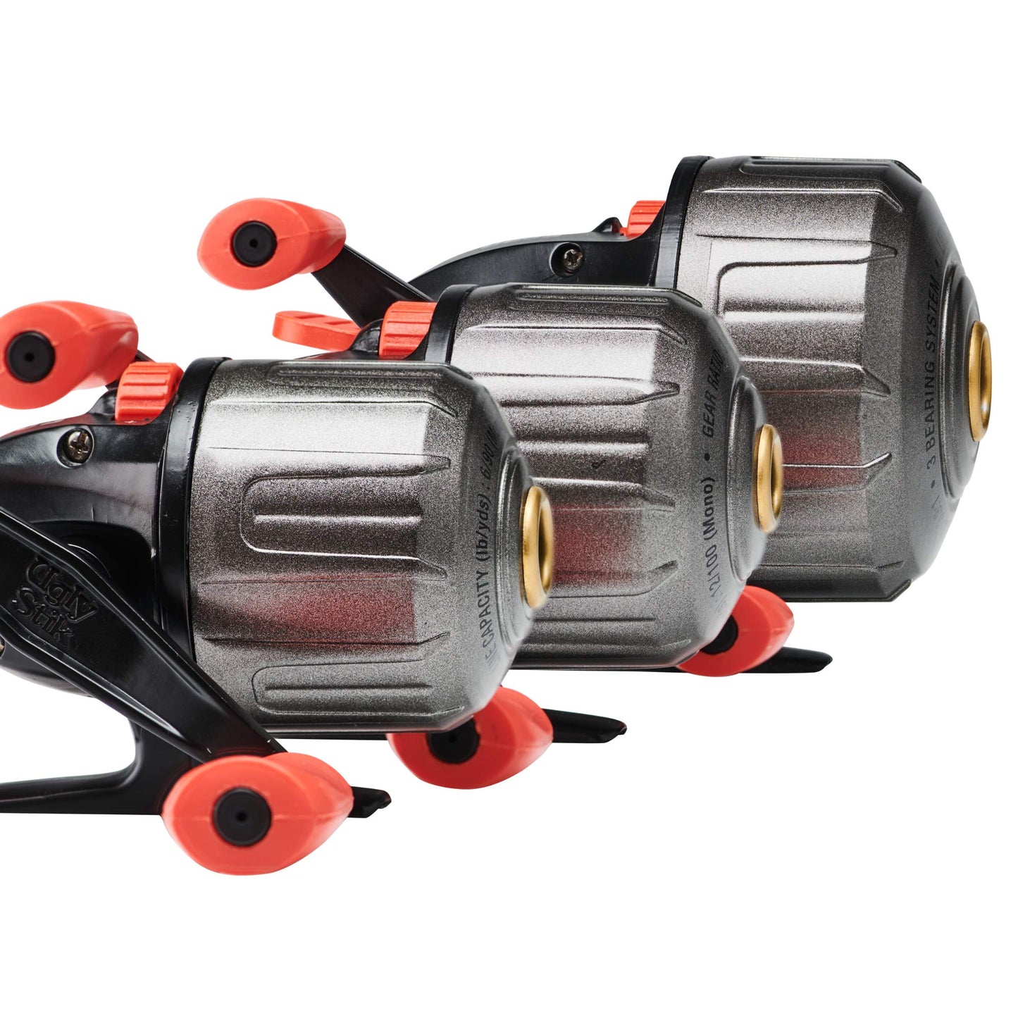 Ugly Stik Ugly Tuff Spincast Spincast Reel, Size 20, 3 Stainless Steel Ball Bearing System, Teflon Twin Cam Drag, Max of 14lb | 6.4kg, Black
