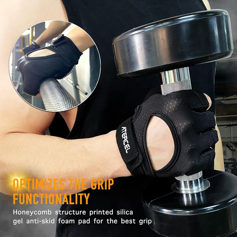 Weight Lifting Gloves - Full Palm Protection for Gym & Cycling | Breathable & Lightweight for Men & Women
