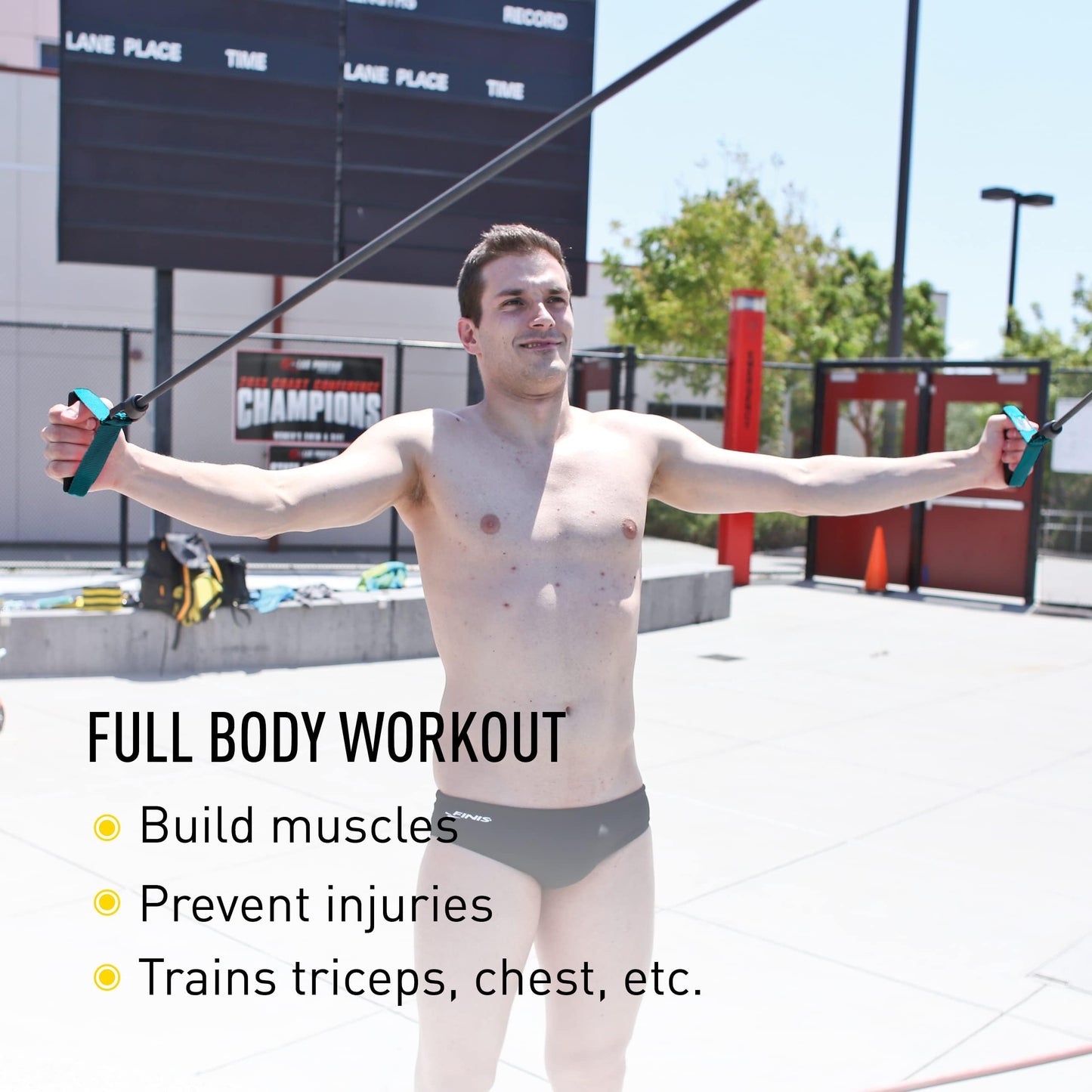 FINIS Dryland Cords - Swim Resistance Bands for Strength & Flexibility - Simulates Swim Strokes - All Ages