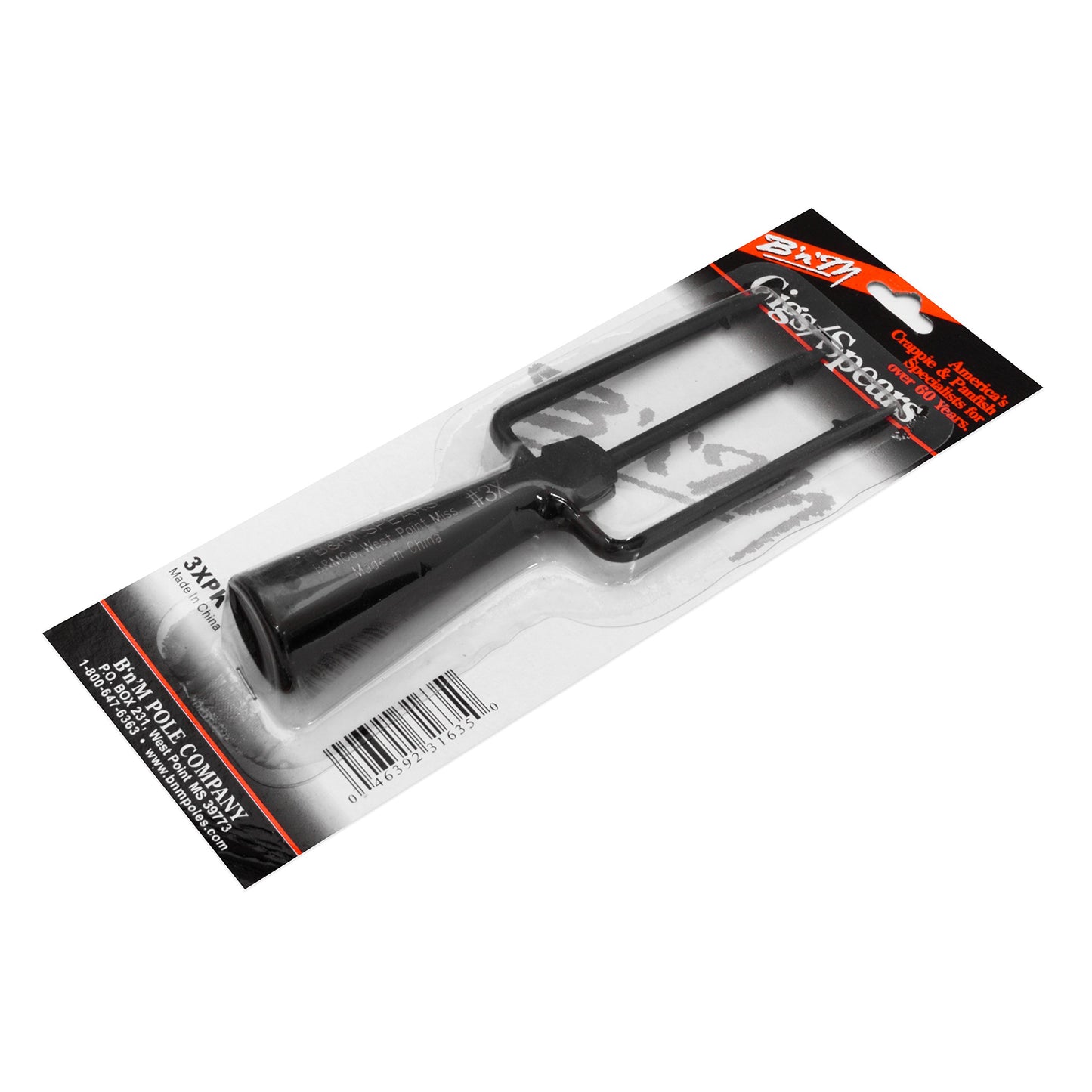 B'n'M 3XPK Frog and Fish Spear, Steel Finish