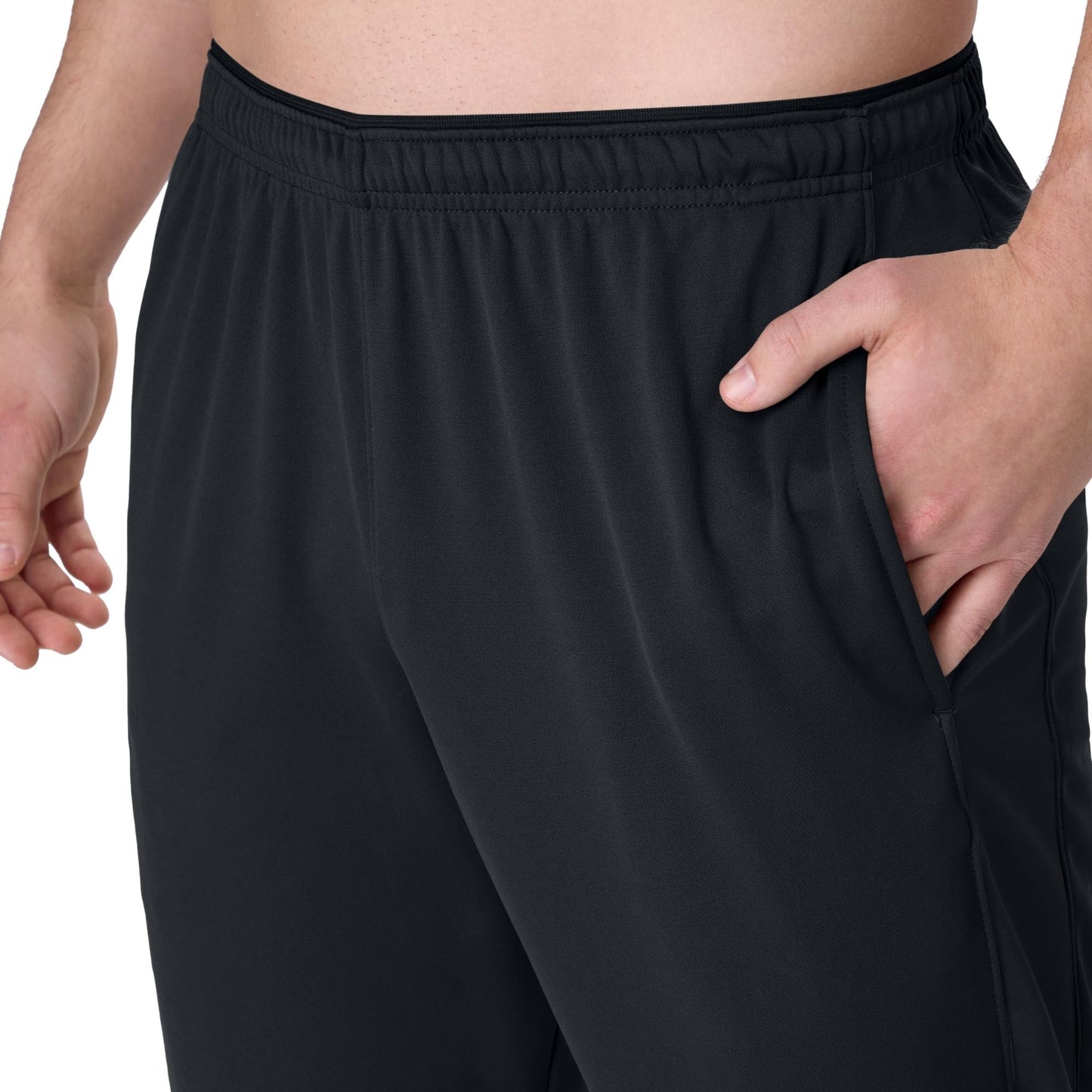 Hanes mens Sport X-temp Performance Training With Pockets Pants, Black, X-Large US