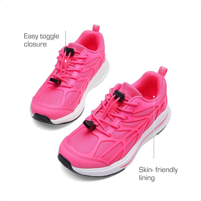 DREAM PAIRS Boys Girls Running Shoes Kids Athletic Lightweight Breathable Gym School Shoes,Size 13 Little Kid,Hot Pink,KKUMRS2521