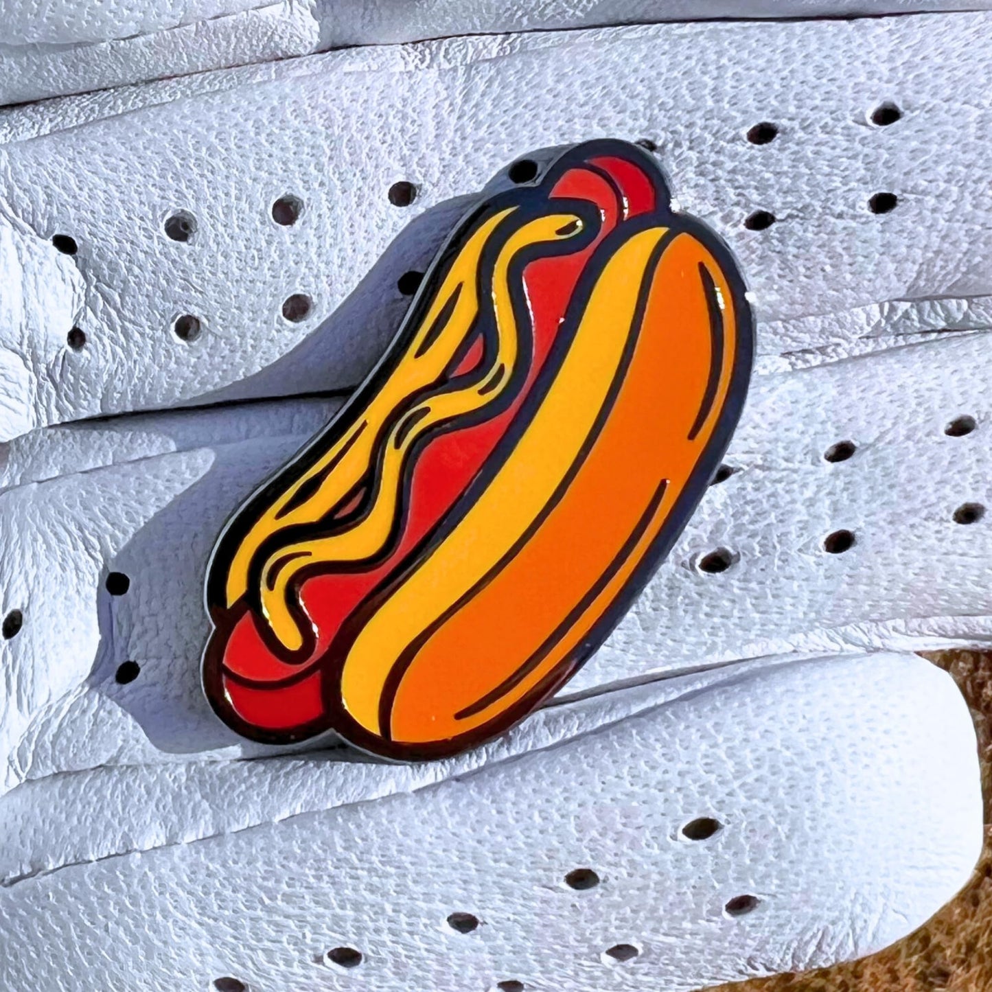 Hot Dog Golf Ball Marker- Made in USA - Funny Metal Hotdog Ball Marker