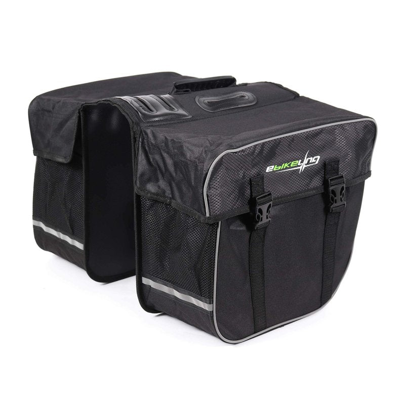 EBIKELING Bike Rack Bag - 28L Waterproof & Reflective Stripe Bicycle Rear Rack Bag, Durable & Secure for Commuting & Cycling Enthusiasts