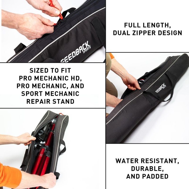 Feedback Sports | Padded Travel Bag For Pro Mechanic HD/Pro Mechanic/Sport Mechanic Repair Stands | Bicycle Work Stand Tote Bag