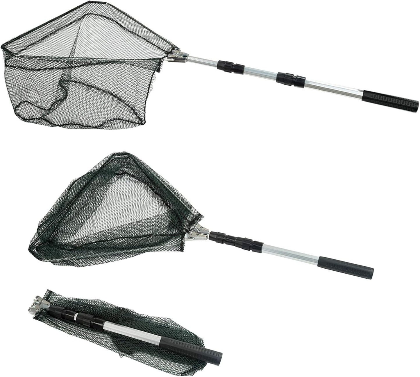 Fishing Landing Net with Telescoping Handle - Extendable 40-63 Inches | Perfect for Freshwater Fishing