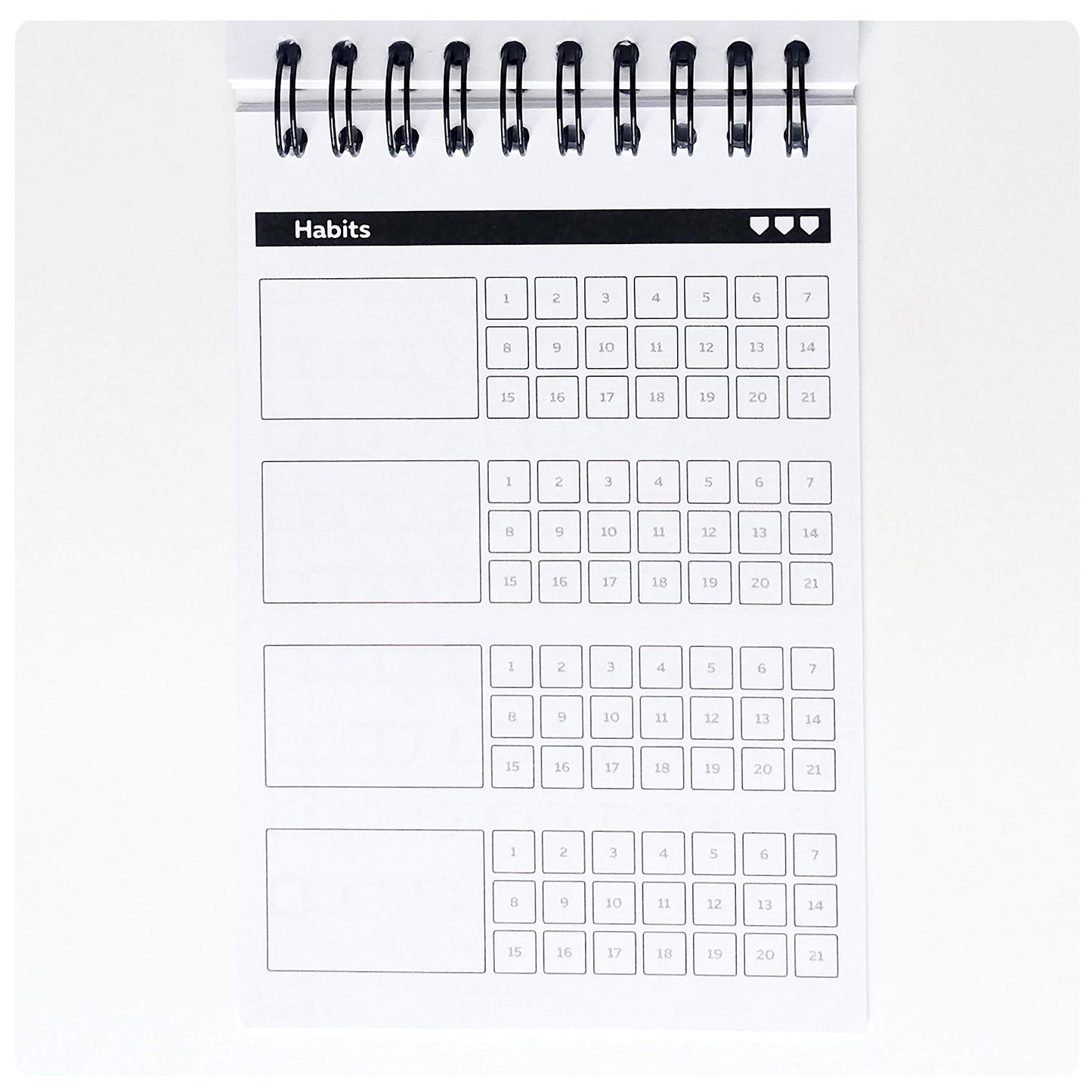 Gym Journal by ProFit – 128 Workouts, A6 (4 x 6 inches), 140 Pages, Wire-bound - Exercise Log Book Designed by Professionals to Get Things Done – Easy to Use Fitness Planner