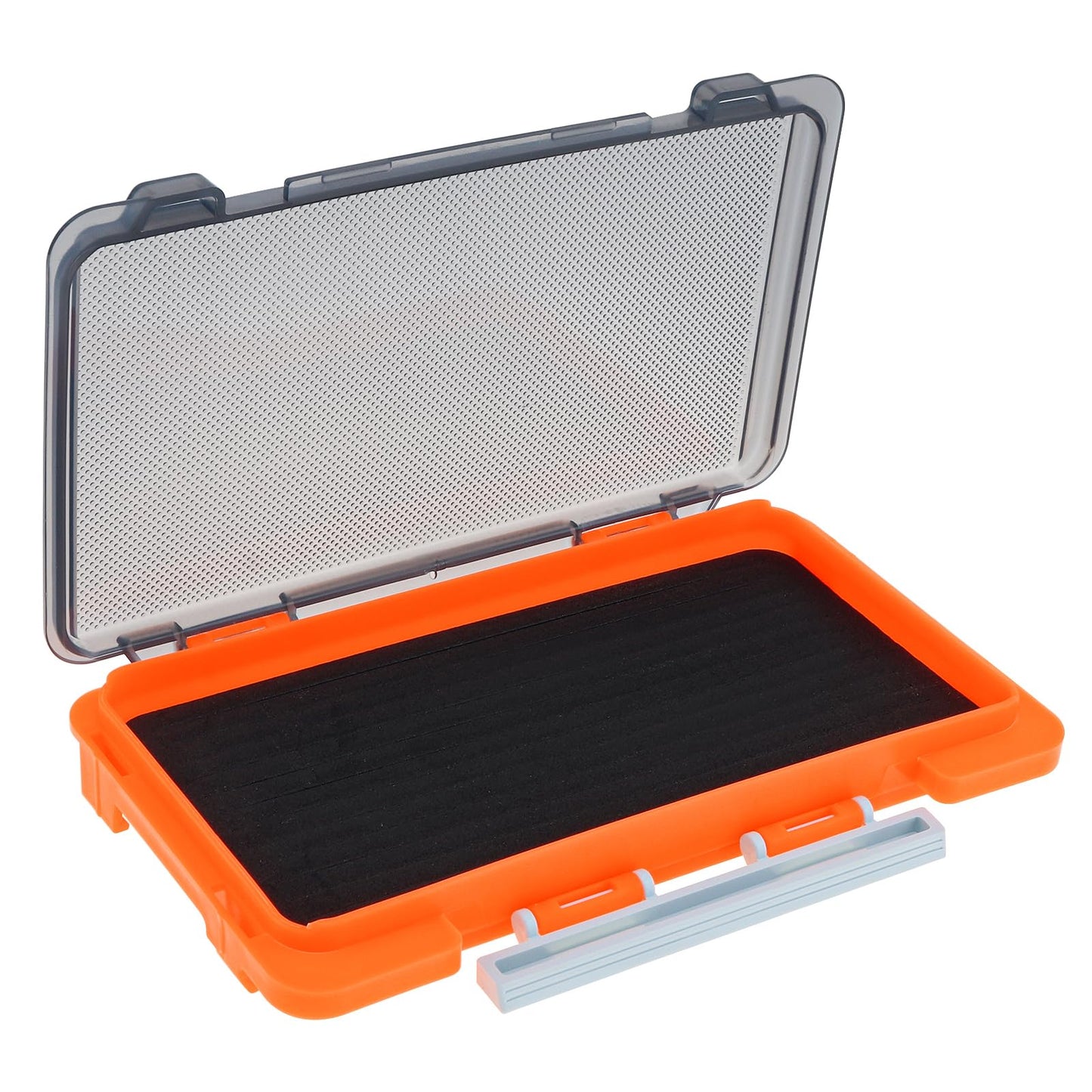 Fishing Tackle Box Slit Foam Case, Super Slim Fishing Lures Jig Box Hooks Spinners Spoons Storage Tackle Tray (6.8 * 3.8 * 0.8inch)