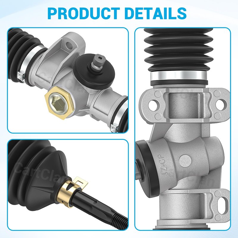 CartClan Club Car Precedent Steering Rack, Golf Cart Steering Gear Box Assembly Suitable for 2004-Up Club Car Precedent and 2018-Up Tempo Golf Cart, Replace OEM#: 102288601