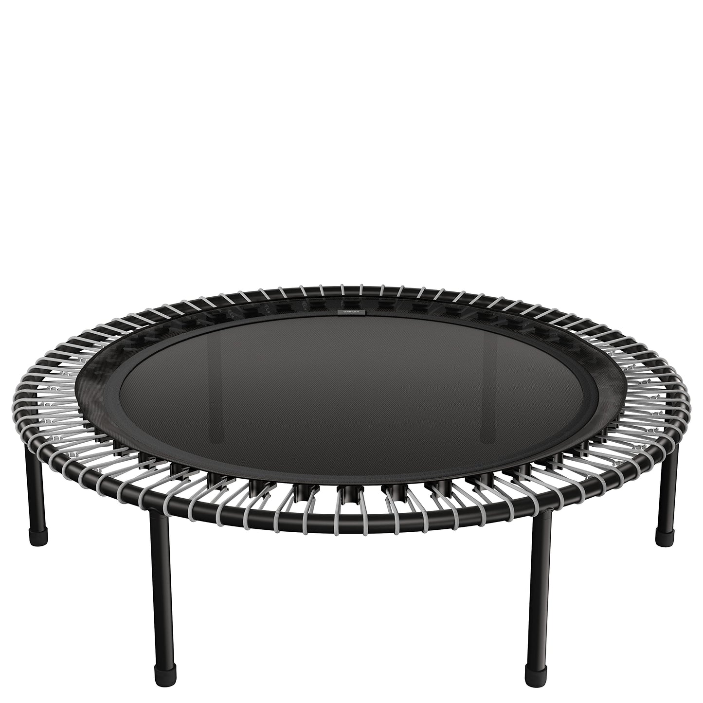 bellicon 39" Fitness Trampoline (Grey) with Screw-on Legs and Bungee Suspension up to 200 lbs (Strong)