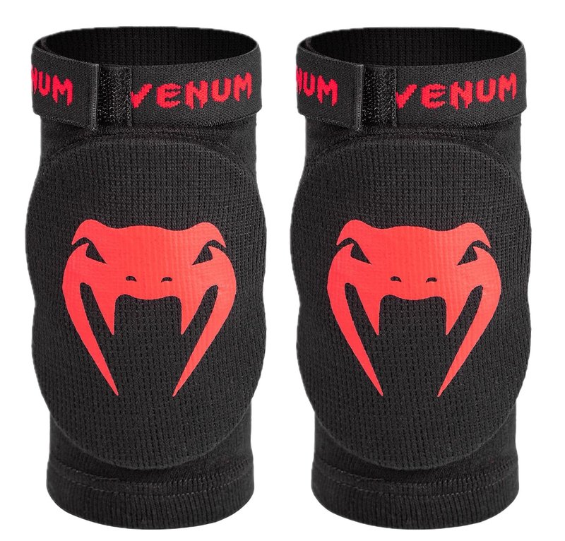 Venum Kontact Elbow Pads - Black/Red, One Size