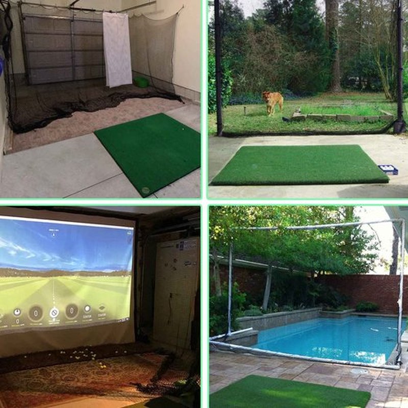 IUZEAI 10x15ft High Impact Golf Practice Net (NET ONLY) - Heavy Duty Nylon Sports Barrier With Installation Rope