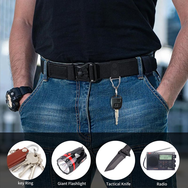 Belt Keepers for Duty Belt - Durable Nylon with Double Snaps | Fits 2¼" Wide Police Security Belts