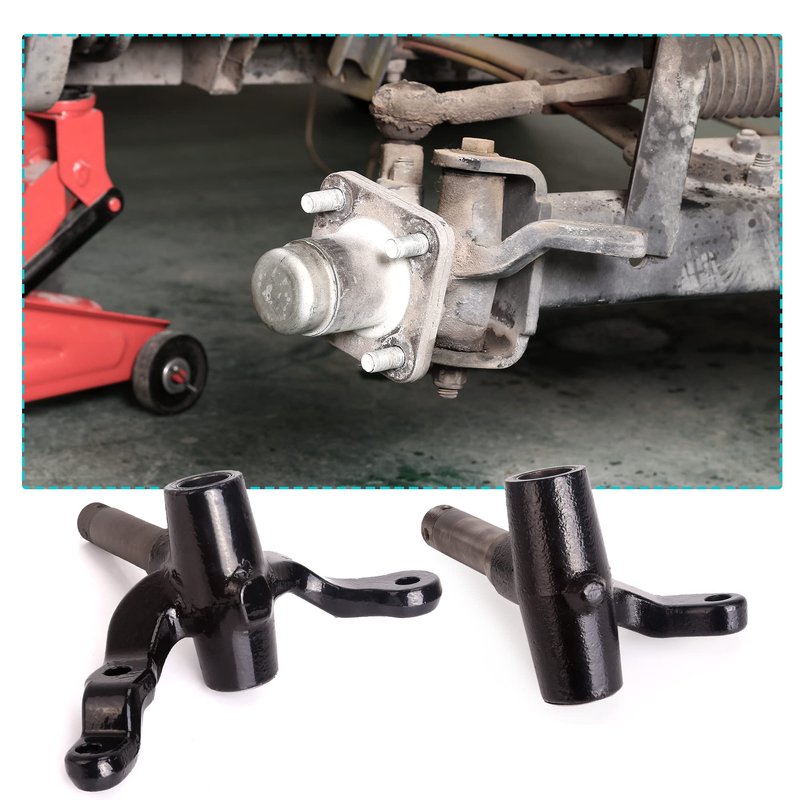 10L0L Golf Cart Spindle Assembly for EZGO TXT/PDS 2001.6-up Gas & Electric, Front End Repair Kit with Passenger & Driver Side, OEM# 70673-G02 70942-G02