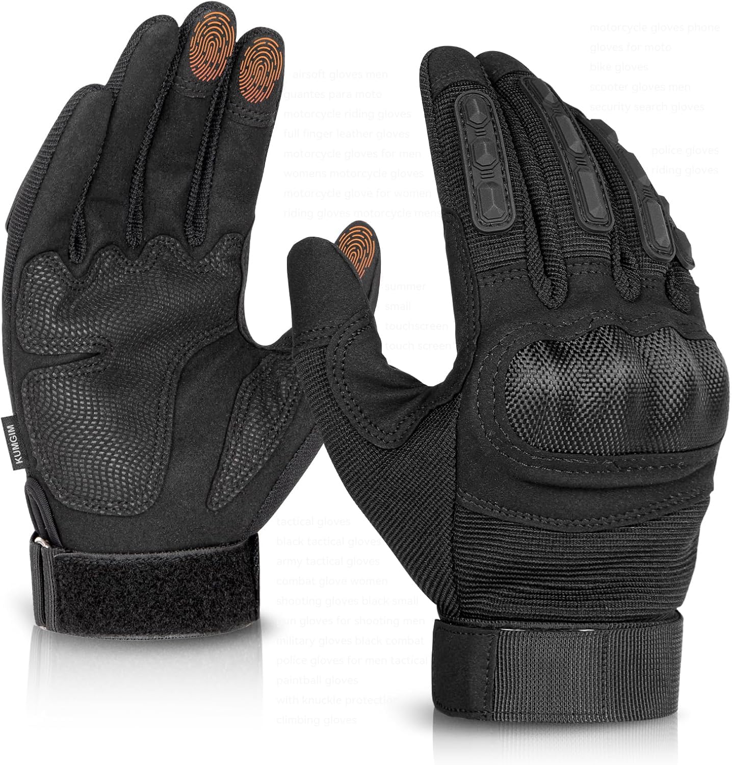 Motorcycle Tactical Gloves Men Women with Knuckle Protection Touchscreen