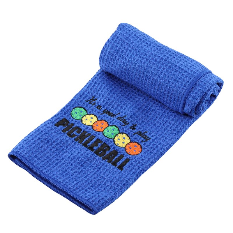ZJXHPO Embroidered Pickleball Towel It's a good day to play Pickleball Towel With Clip Pickleball Lover Player Gift Microfiber Pickleball Team Towel (good day Pickleball)