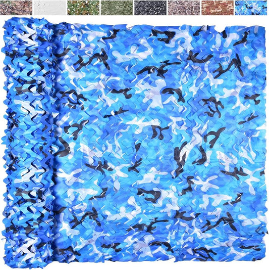 Camo Netting | Camouflage Net for Hunting Blind & Military Decor - 20x20, 10x20, 10x10 Sizes