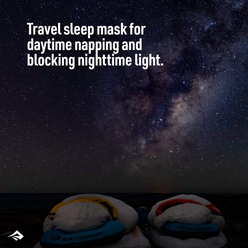 Sea to Summit TravellingLight Eye Shade Travel Sleep Mask, Highrise Grey
