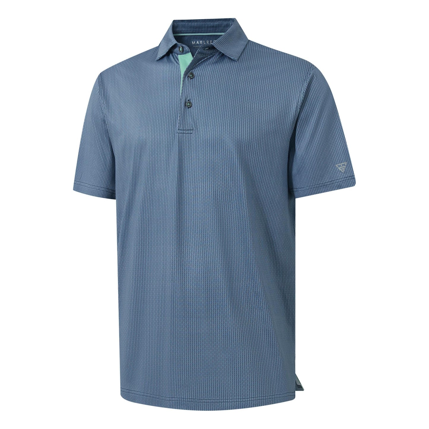 M MAELREG Polo Shirts for Men Quick Dry Fit Short Sleeve Performance Moisture Wicking Print Men’s Golf Shirts