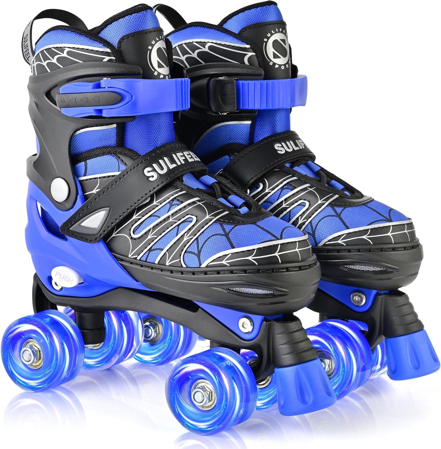 Adjustable Kids Roller Skates - Light-Up Wheels for Ages 3-12 | Perfect Beginner Gift for Indoor & Outdoor Fun