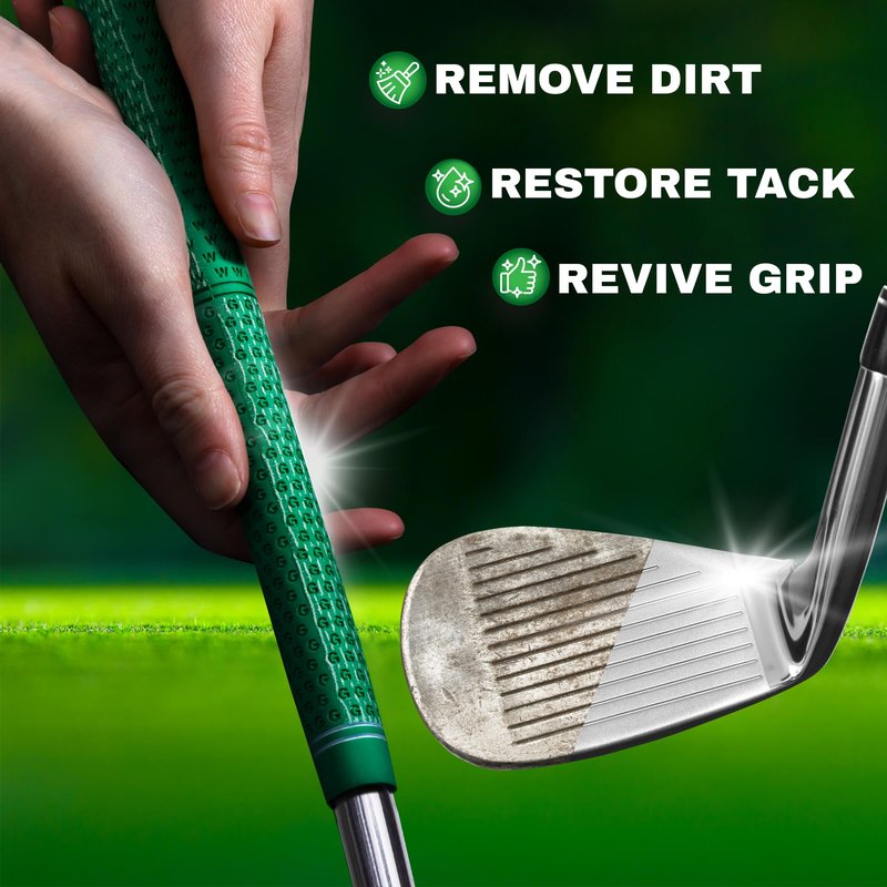 Wedge Guys Golf Grip Cleaner - GripRevive - Restore & Enhance Traction for All Golf Grips - Safe Formula for Improved Performance - Easy to Use Golf Grip Cleaning Solution