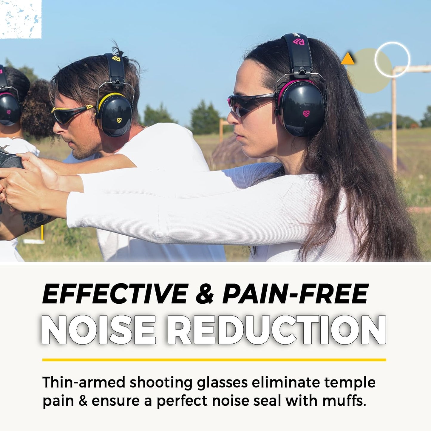 High-Performance Shooting Earmuffs & Eye Protection Glasses | Ultimate Comfort & Safety