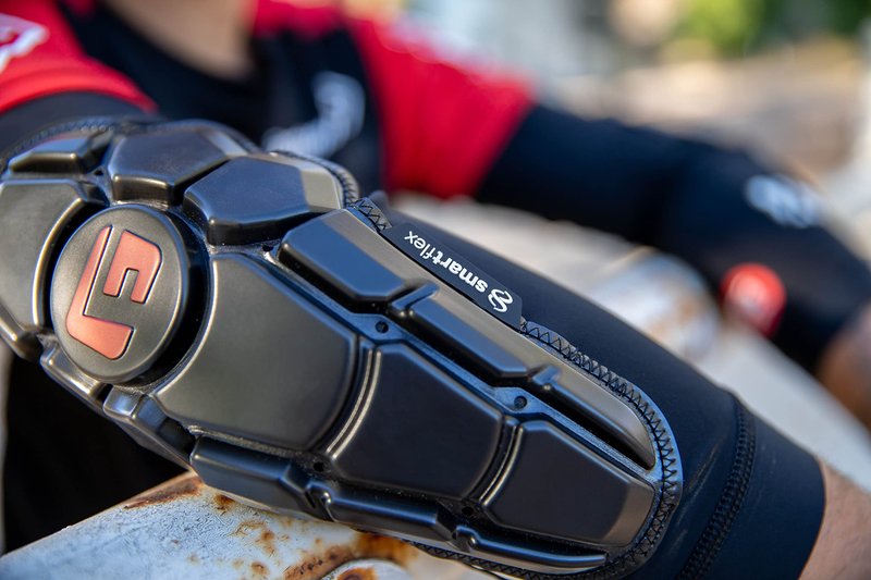 G-Form Pro-X3 Elbow Guards- Mountain Biking Elbow Guards for Athletes - Comfortable & Breathable - Riding & Other Sports - Black, Adult Small