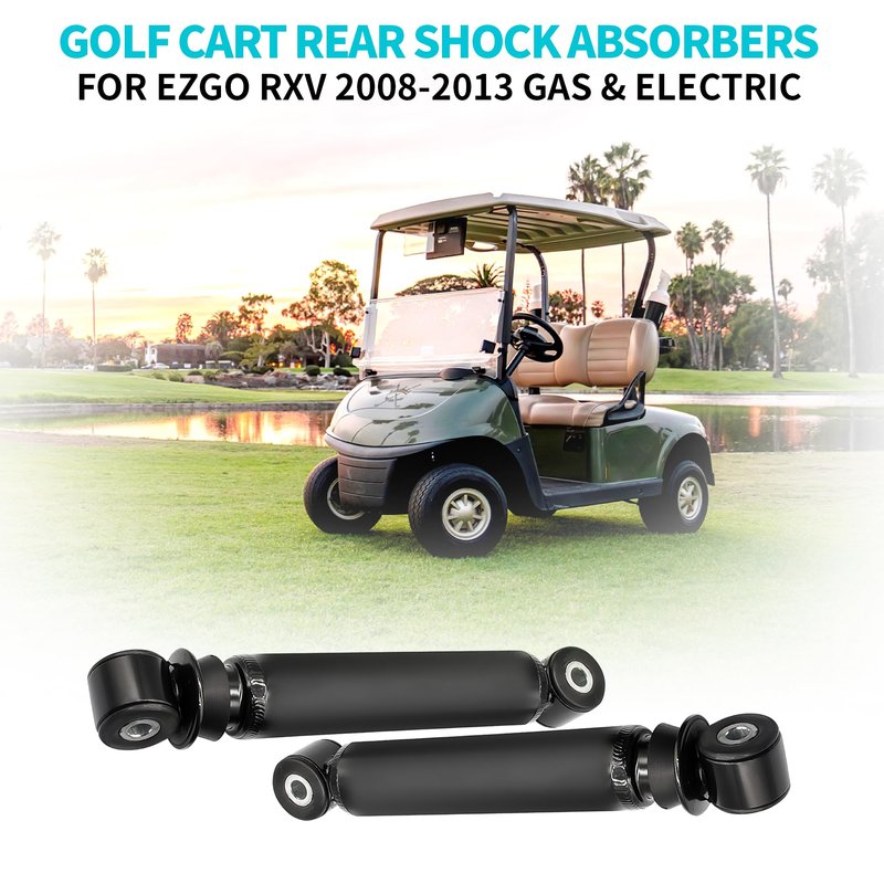 10L0L Golf Cart Rear Shock Absorbers Kit for EZGO RXV 2008-2013 Gas & Electric, OEM# 603637 611724, 2PCS