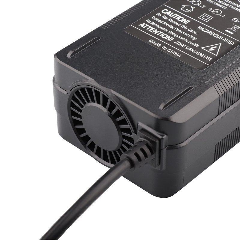 48V Charger Moped Style Charger Output 54.6V 1.5A 48 Volt RCA 10mm Plug for 13S 48v 18Ah Battery Pack (3, Amps)