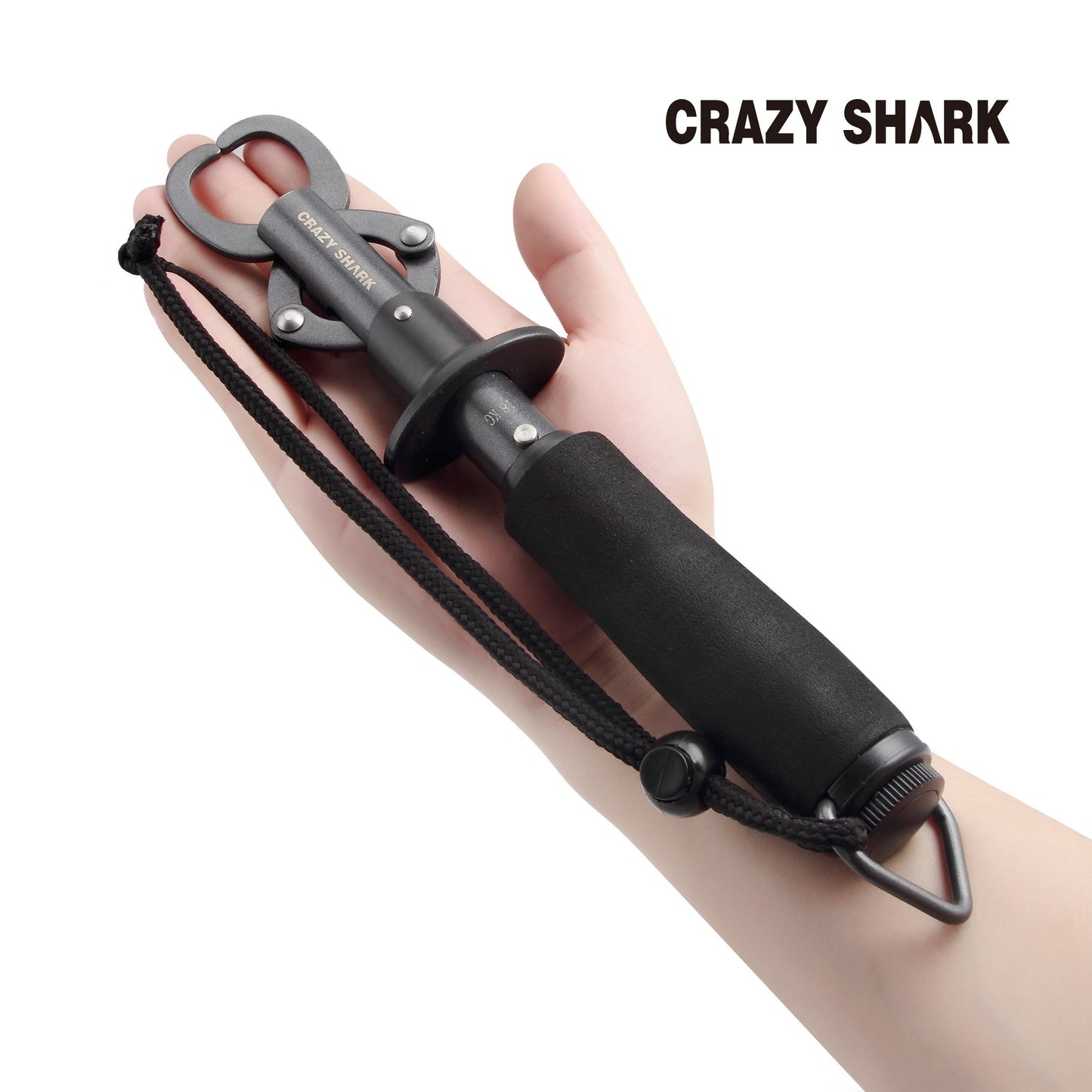 Crazy Shark Aluminum Fish Hook Remover Removal Fishing Tools Tackle Squeeze-Out 6.7in Gray