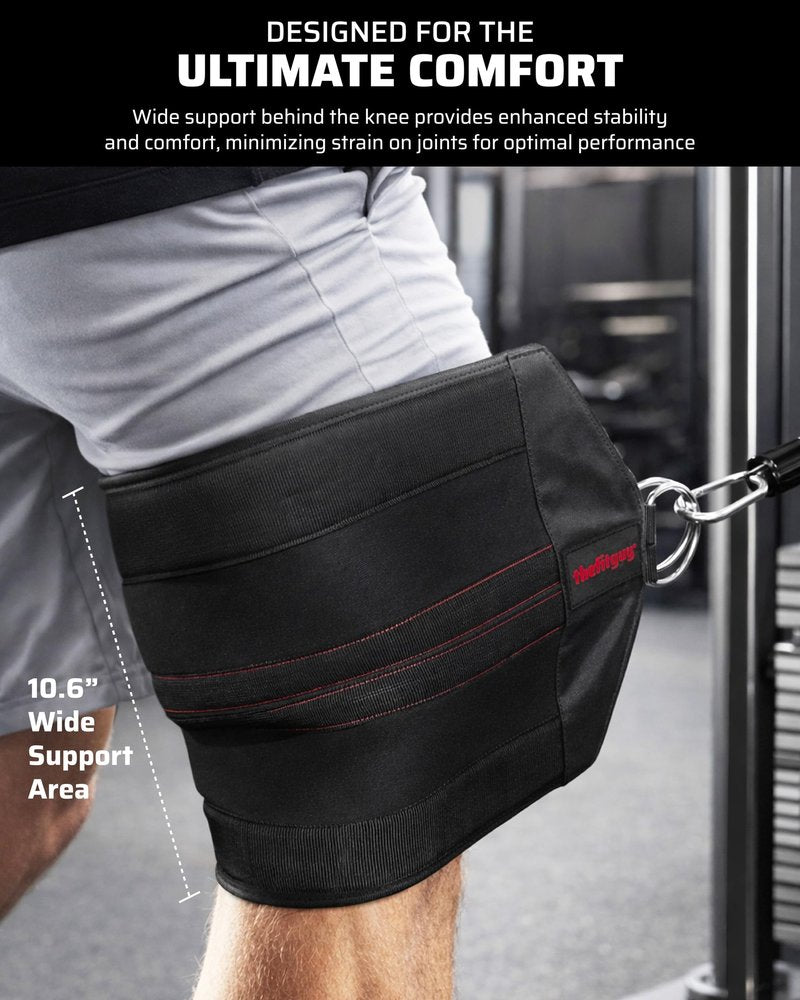 THEFITGUY Squat Knee Attachment for Cable Machine, Resistance Band & Smart Gym | Supports Deep Split Squats | Promotes Knee Strength, Ankle Mobility & Joint Stability | Home & Commercial Gym Accessory
