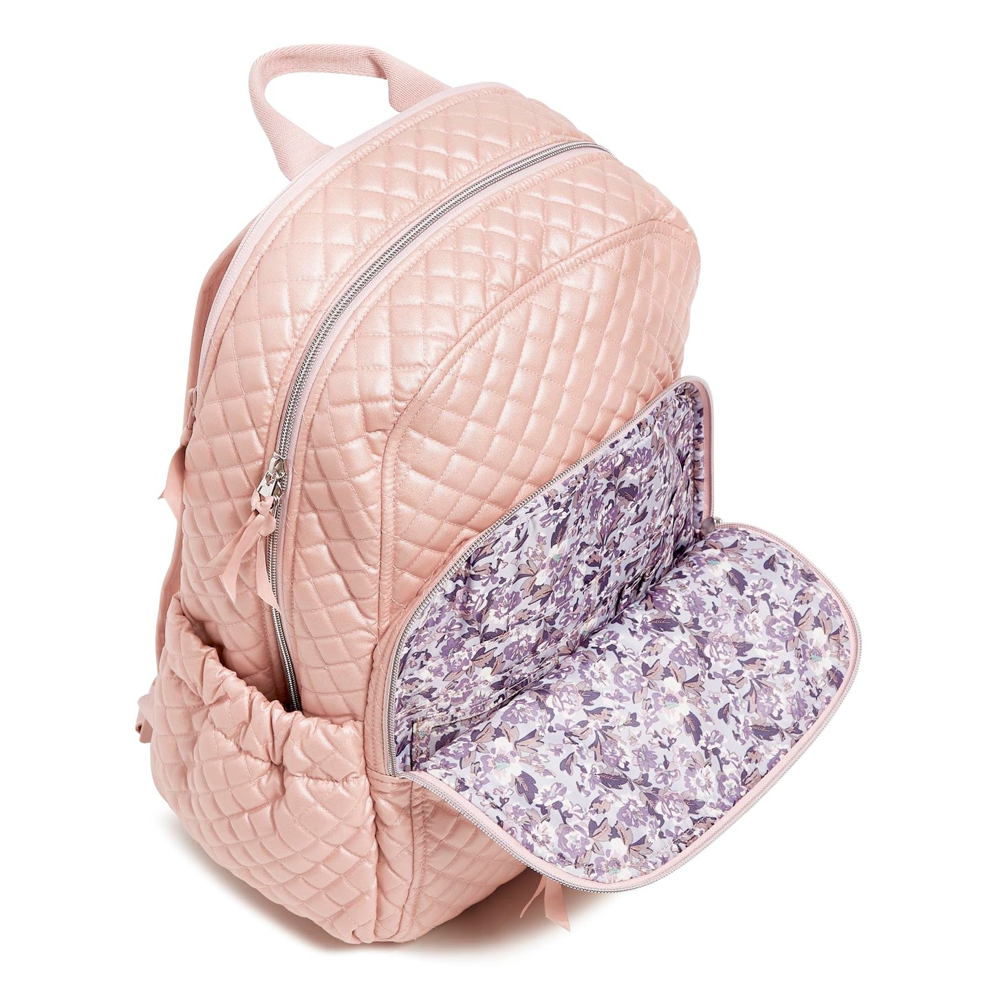 Vera Bradley Cotton Campus Backpack, Rose