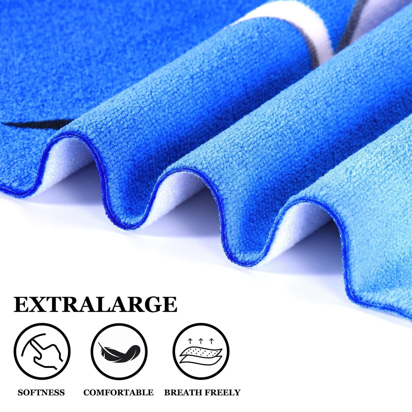6 Packs Oversized Terry Beach Towel Set 36 x 72 Soft Thin Extra Large Big Pool Camping Swim Bulk Towels Blanket Clearance Travel Adult Essentials Accessories Must Haves Vacation Vortex Flower Dolphin