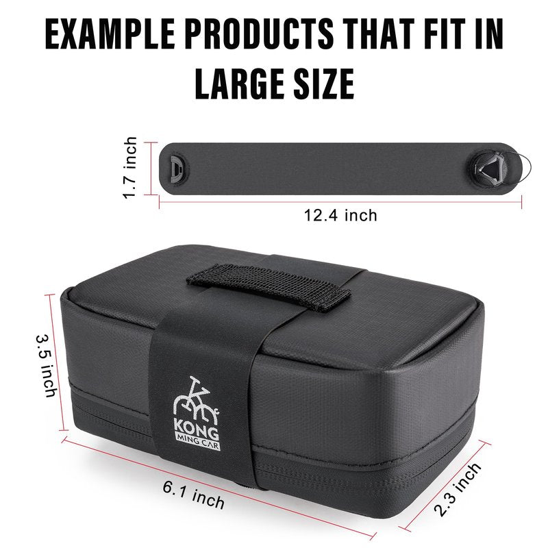 KONG MING CAR Bike Seat Bag, Bike Saddle Bag Under Seat, Mountain Road Bike Bag Under Seat Packs, Bicycle Saddle Tool Bag, Cycling Bag