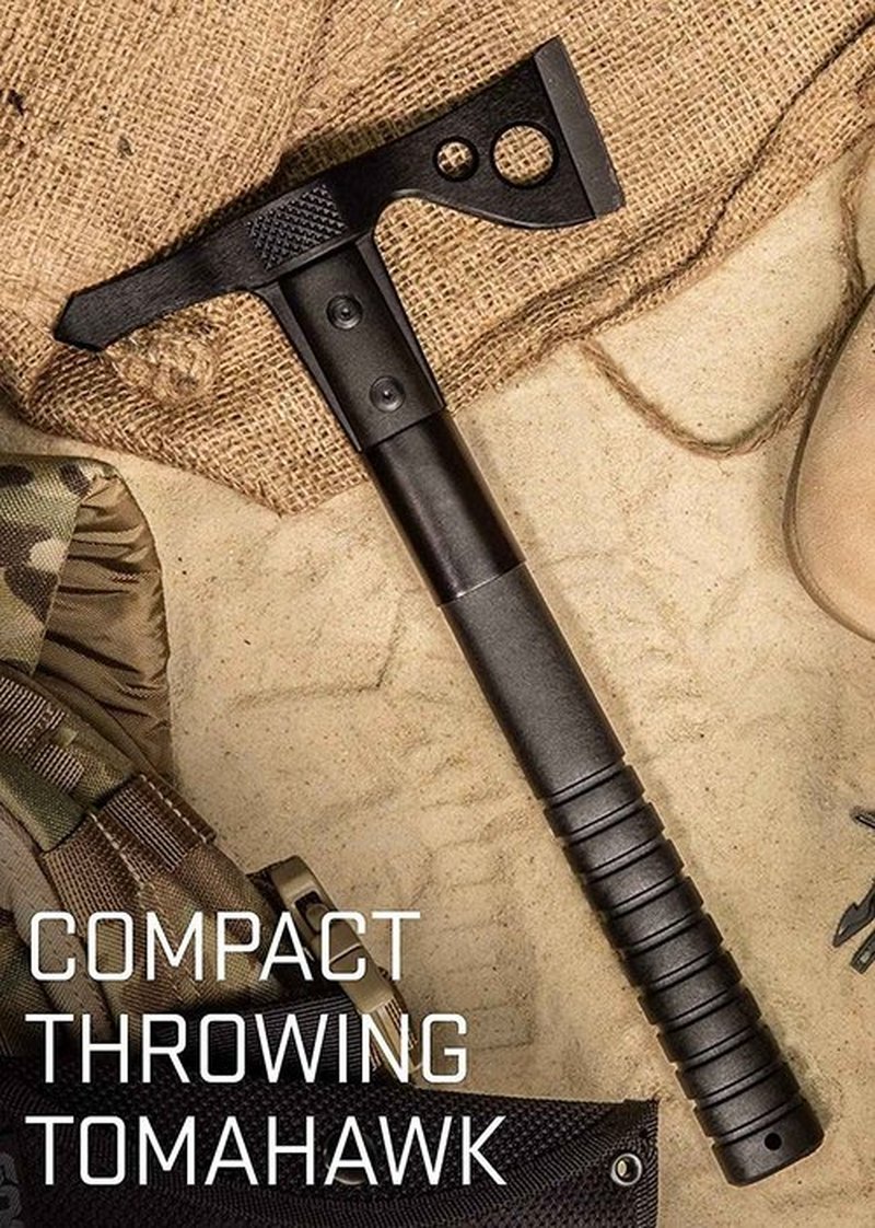 SOG FastHawk- Lighter, Faster, Agile Throwing Hatchet, Versatile Survival Tactical Axe & Folding Saw - Wood Saw, Hand Saw, Pruning Saw and Camping Saw